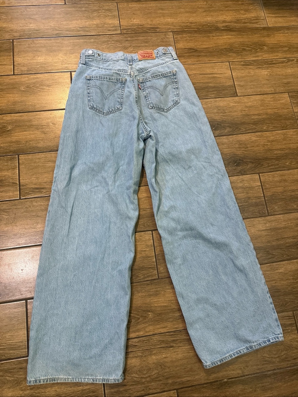 Levis Jeans Women's 26 Blue Cinch Baggy High-Rise